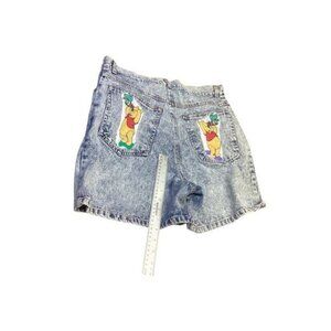 Acubi mermaidcore fairycore Street Wise Winnie the Pooh  Size 36 Denim Shorts